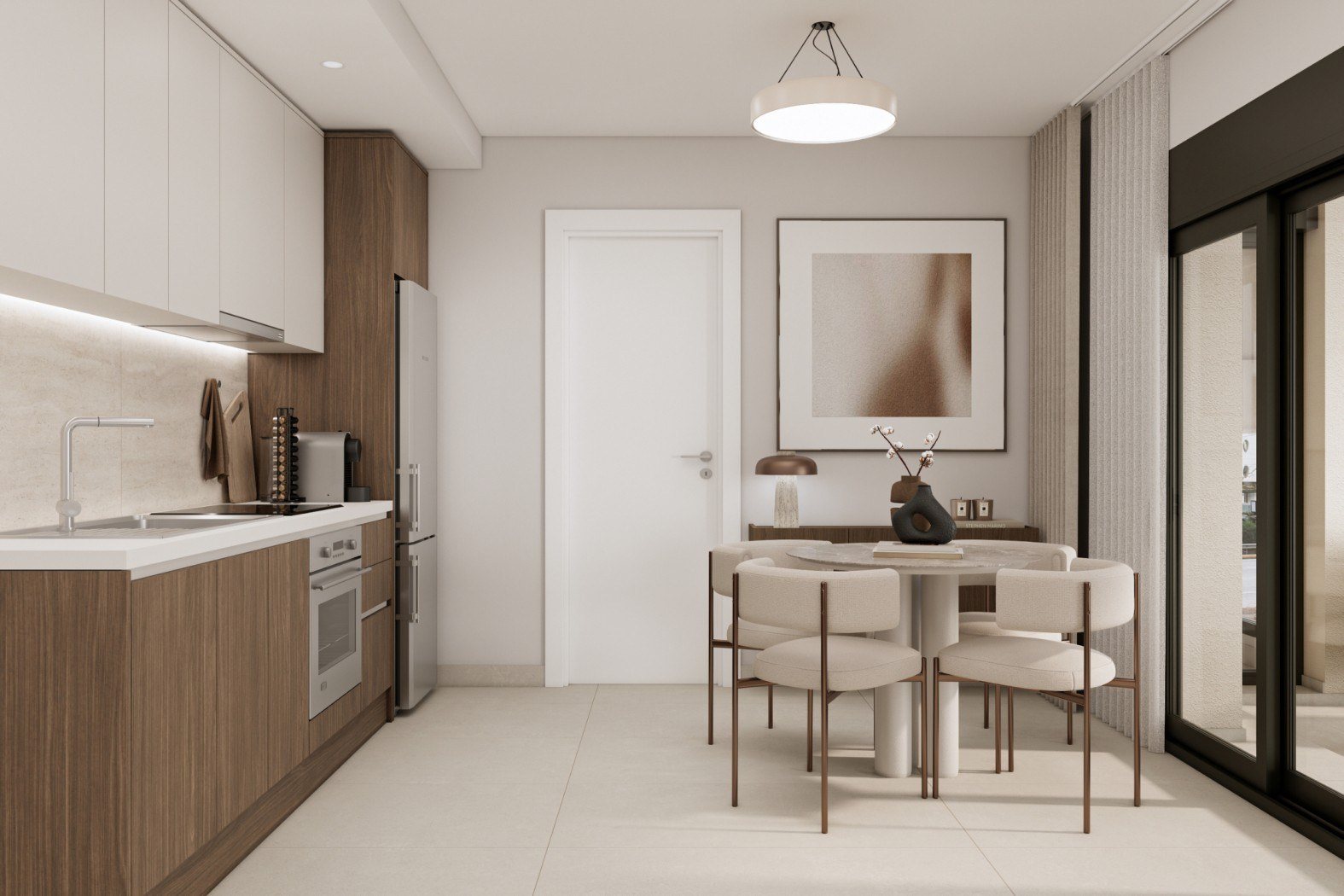 Glyfada · golf sahasına yakın butik bina, havuzlu çatı dubleksleri